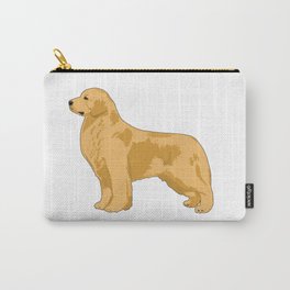 Golden Retriver colorful silhouette Carry-All Pouch