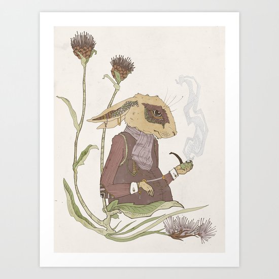 Gentleman Hare Art Print