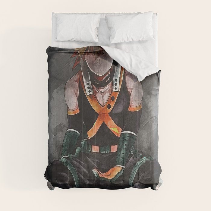 MIDORIYA IZUKU / DEKU MY HERO ACADEMIA Comforter by Tanisha Burch