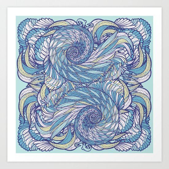 Peacock Art Print