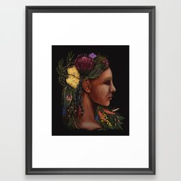 One With Nature Australian Bushflowers- Framed Art Print | Pagan, Spiritual, Aboriginal, Australiannatives, Australian, Bushflowers, Nativeflowers, Cute, Naturelover, Hippie 
