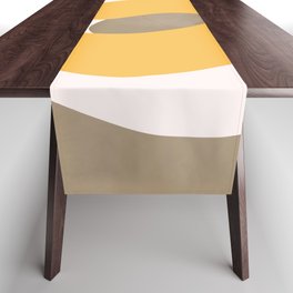 Love Modern Abstract Painting Table Runner