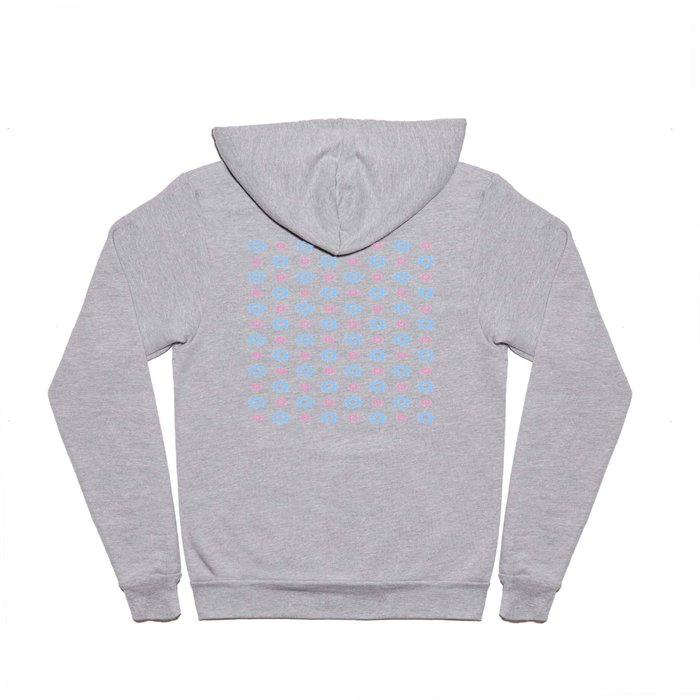 stars 118- blue and pink Hoody