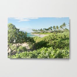 Mokapu Ulua Beach Wailea Maui Hawaii Metal Print | Color, Aloha, Photo, Hdr, Nature, Beaches, Tropical, Digital, Other, Maui 