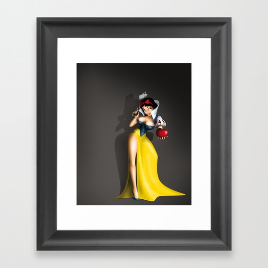 Snow White Framed Art Print