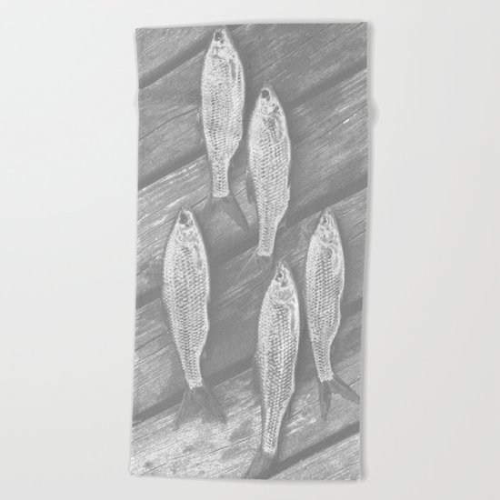 Five Fish Beach Towel