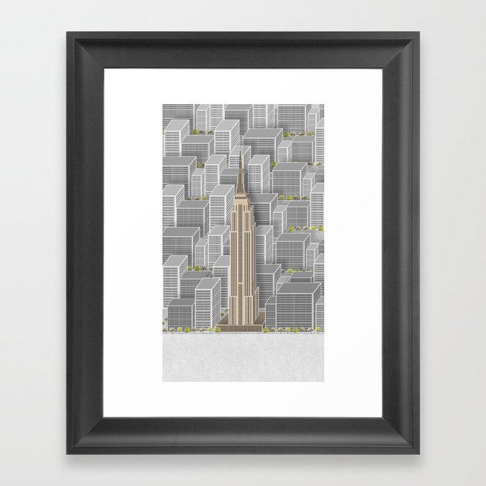 Empire State Building Framed Art Print