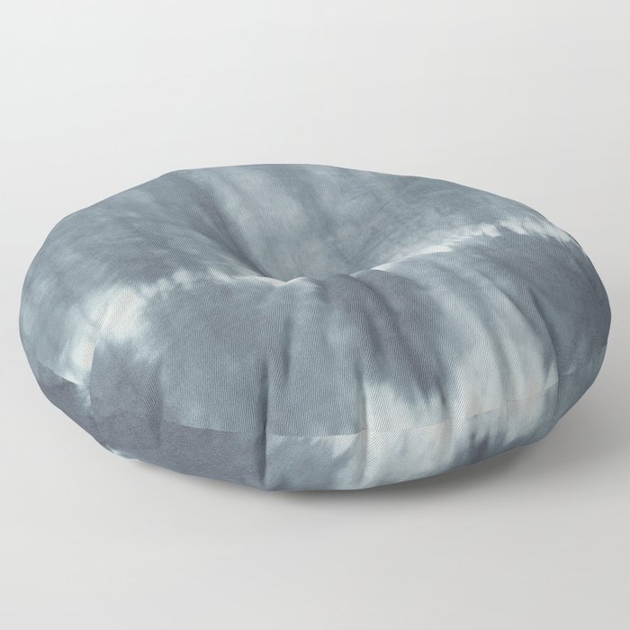 Tye Dye Gray Floor Pillow