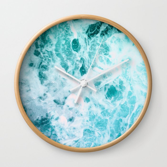 ocean waves Wall Clock