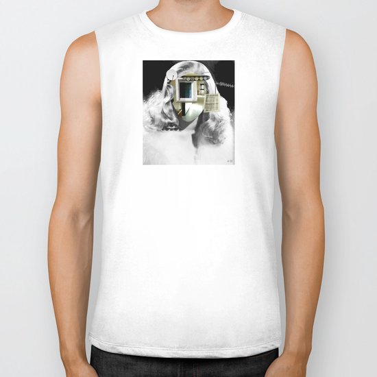 She´s got the look... Collage Biker Tank