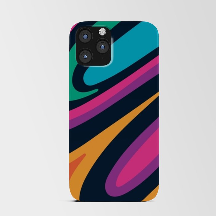 Psychedelic Sexy Multicolored Dreams of Marble iPhone Card Case