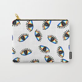 rainbow eye drawing pattern Carry-All Pouch