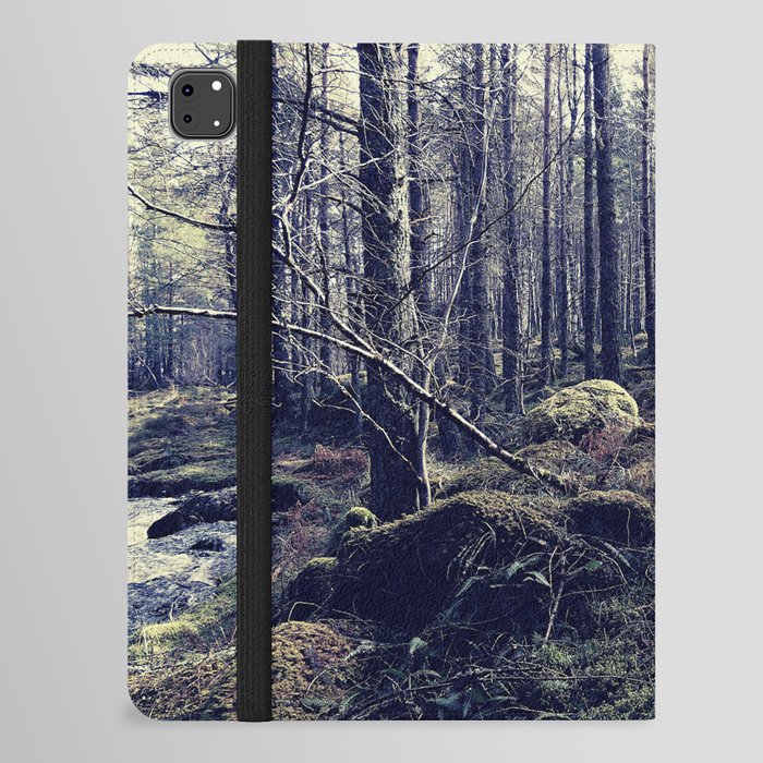 Drama on a Winter Nature Trail. iPad Folio Case