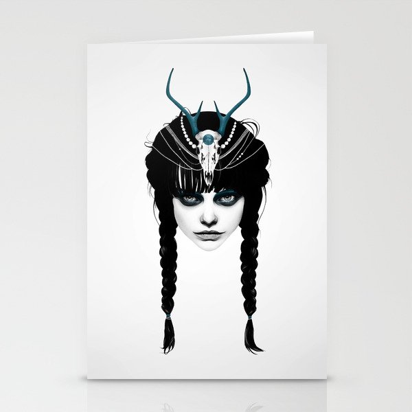 Wakeful Warrior - In Blue Stationery Cards