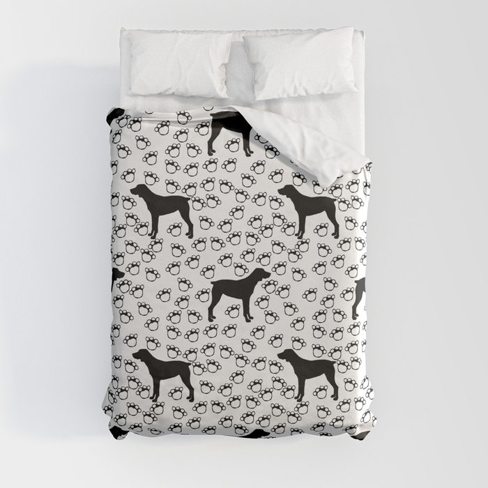 Paw print duvet shop cover