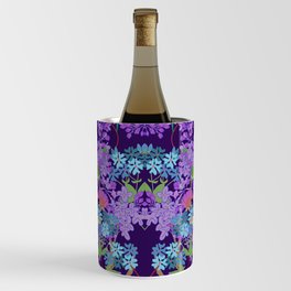 Purple lilac vector illustration Wine Chiller