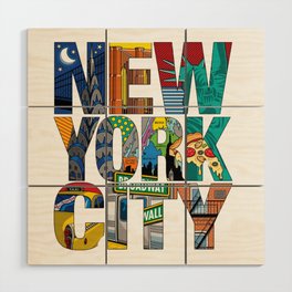 NYC  Wood Wall Art