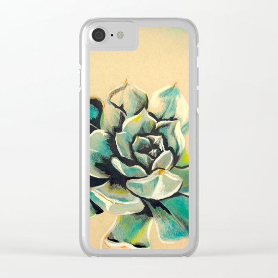 Succulent Clear iPhone Case