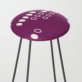 Spots pattern composition 9 Counter Stool