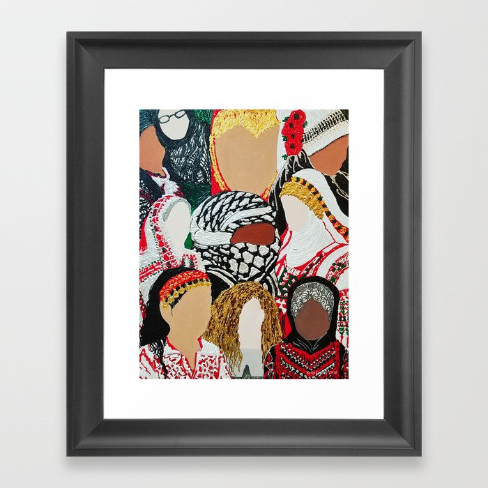 Palestinian Ladies Framed Art Print