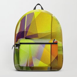 Bright Sails at Morning, Sailboats landscape nautical painting by Gemälde Bergmann Backpack