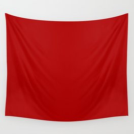 Chili Pepper Red - Solid Color Collection Wall Tapestry