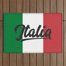 Italian Flag Outdoor Rug