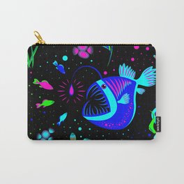Angler Fish and small fishs Carry-All Pouch