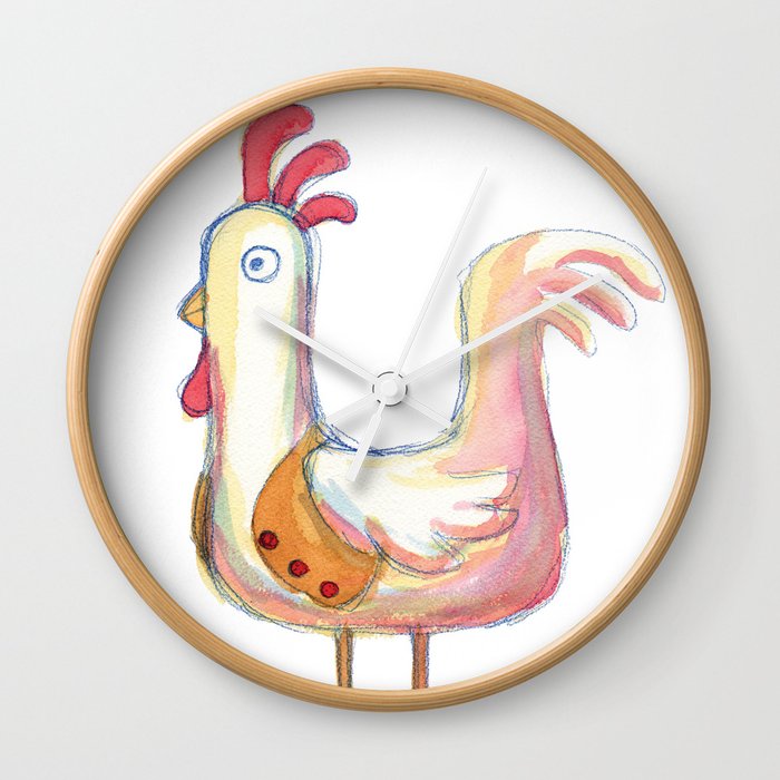 Barry the Chicken Wall Clock