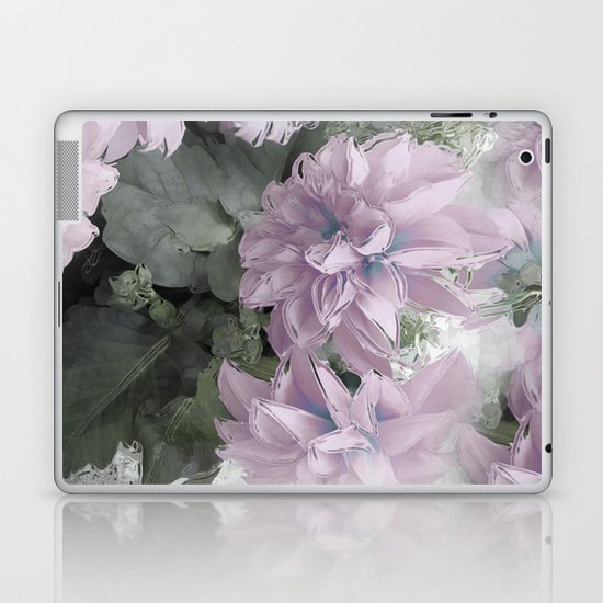 Pastel Dahlia's Laptop & iPad Skin