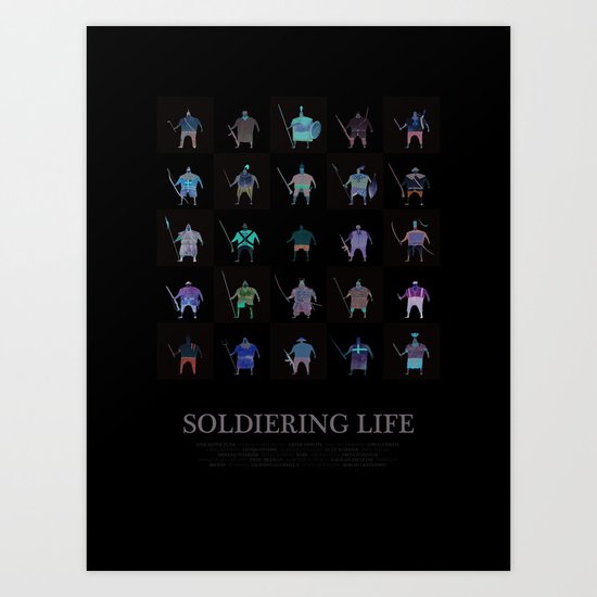 Soldiering Life Art Print