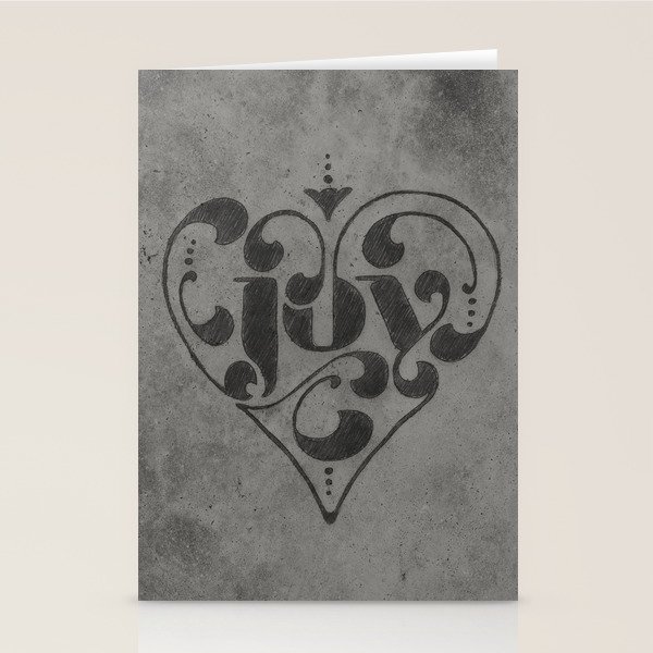 Society6joy Hand Lettering Greeting Card By Jeff John Winkle Studio Set Of 3 Folded Cards 5 X 7 Dailymail
