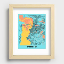 Porto city Recessed Framed Print