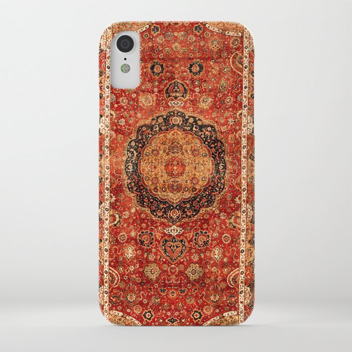 Seley 16th Century Antique Persian Carpet Print iPhone Case