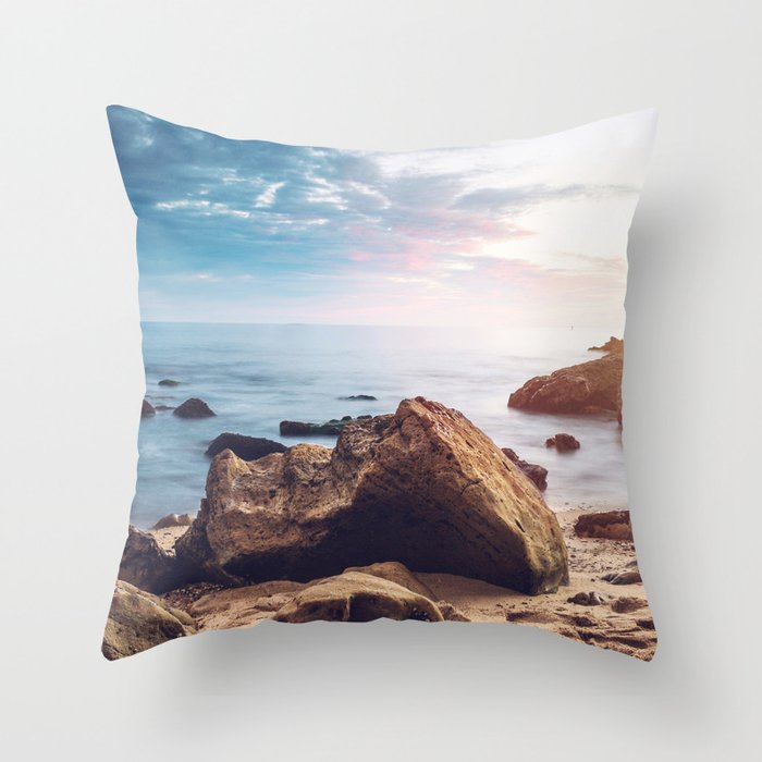 Ocean Rock Throw Pillow