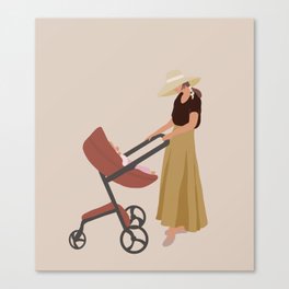 BABY AND MOTHER  Canvas Print