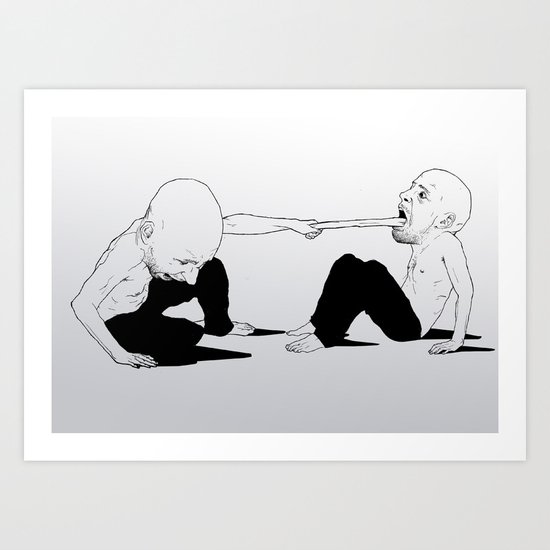 sore loser Art Print