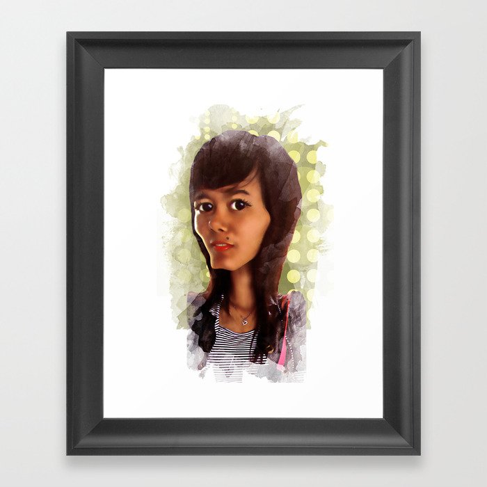 girl Framed Art Print