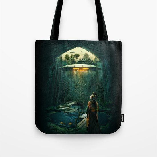 green layer Tote Bag