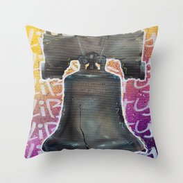 Liberty Bell Throw Pillow