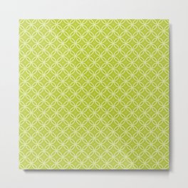 Adelle Metal Print | Lime, Greenshowercurtain, Adelle, Green, Circles, Nursery, Graphicdesign, Contemporary, Peppermintcreek, Baby 