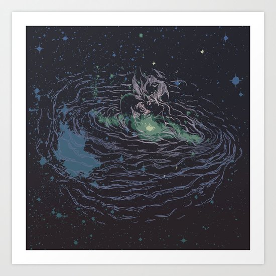 Universe of Love Art Print