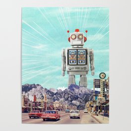 Robot in Town Poster