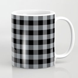 Steely Gray - check Mug