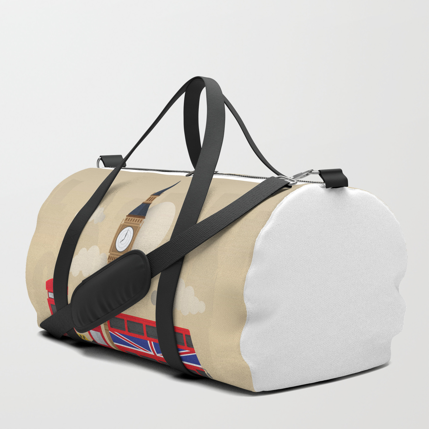 pretty green duffle bag