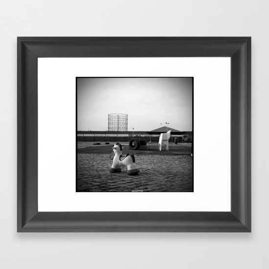 Post Atomic Urban Decadence Framed Art Print
