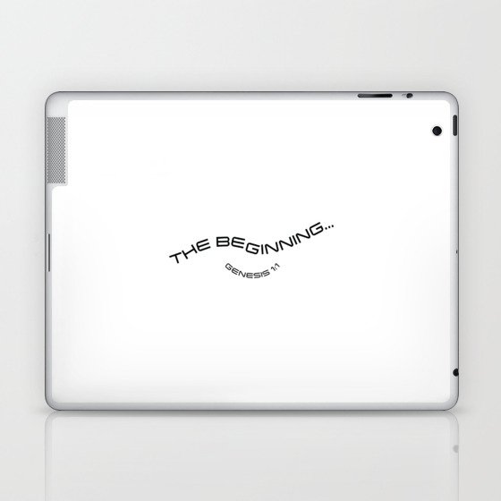 The Beginning - Michelangelo Hands - The Creation of Adam Laptop & iPad Skin