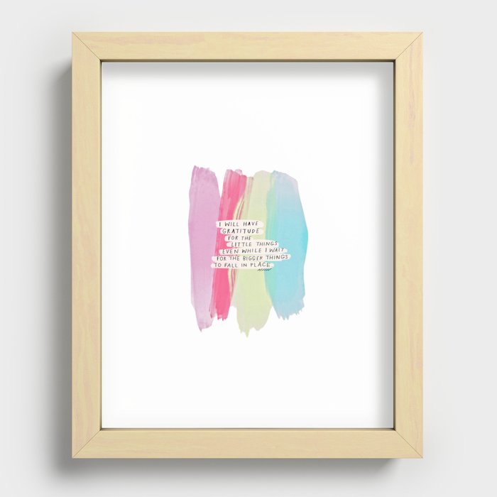 Recessed Framed Print