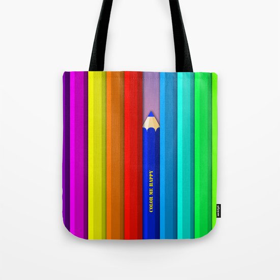 Color Me Happy :) Tote Bag