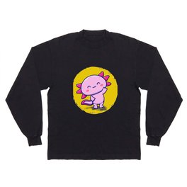 happy axolotl Long Sleeve T-shirt